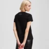 CAMISETA CON CUELLO EN V IKON CHOUPETTE CON STRASS