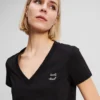 CAMISETA CON CUELLO EN V IKON CHOUPETTE CON STRASS