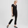 CAMISETA CON CUELLO EN V RUE ST-GUILLAUME