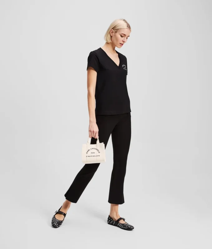 CAMISETA CON CUELLO EN V RUE ST-GUILLAUME