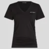 CAMISETA CON CUELLO EN V Y FRUNCIDOS