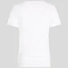 CAMISETA CON CUELLO EN V Y FRUNCIDOS