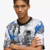 Camiseta con efecto pintura integral