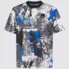 Camiseta con efecto pintura integral