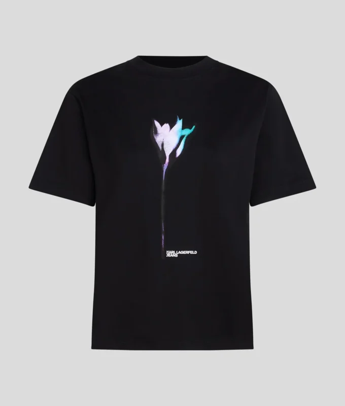 CAMISETA CON ESTAMPADO FLORAL