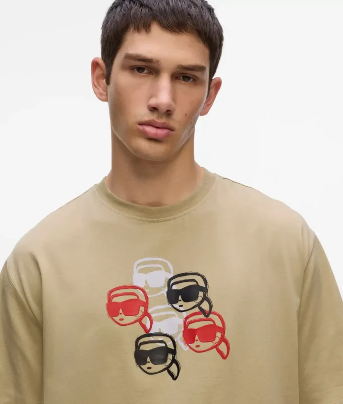 Camiseta con estampado Ikon