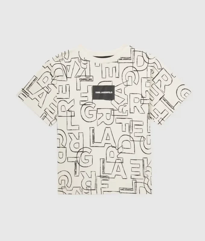 Camiseta con estampado integral para niño