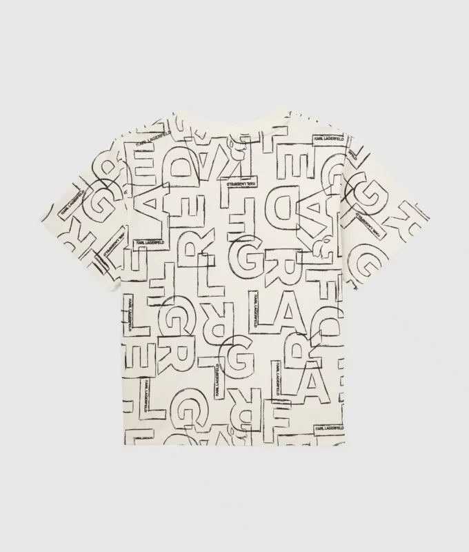 Camiseta con estampado integral para niño