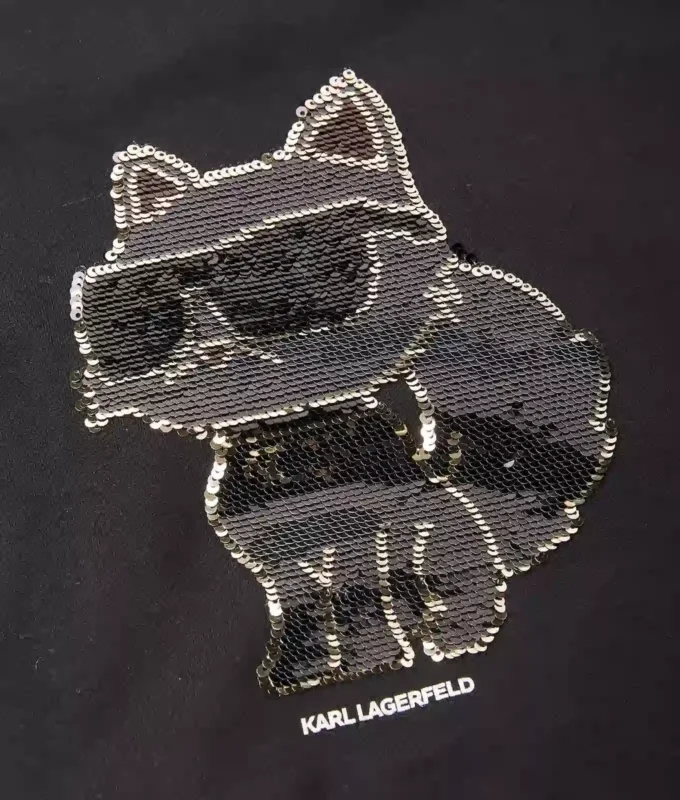 Camiseta con lentejuelas Ikon Choupette para niña