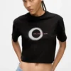 Camiseta con logo Eclipse y corte cuadrado