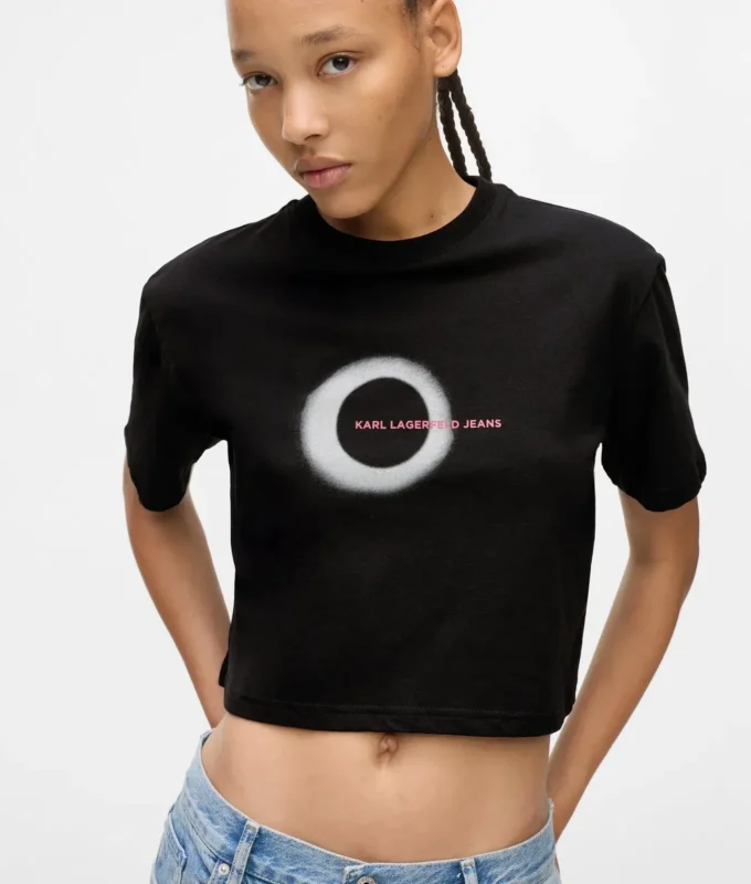Camiseta con logo Eclipse y corte cuadrado