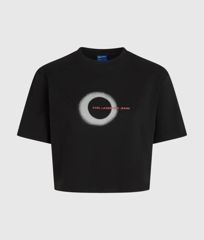 Camiseta con logo Eclipse y corte cuadrado