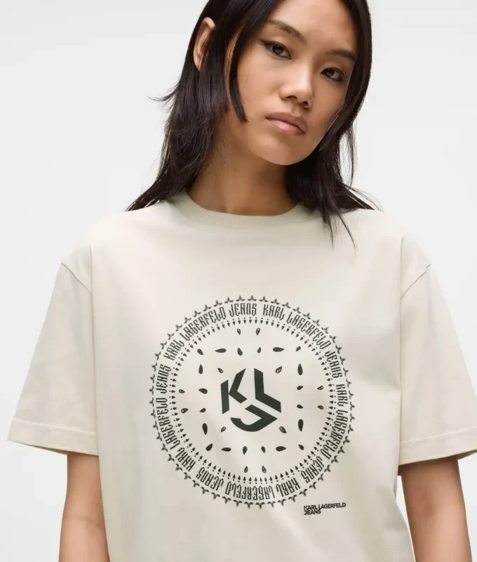 Camiseta con logotipo Bandana