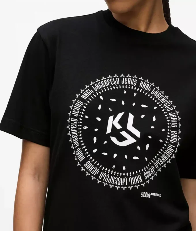 Camiseta con logotipo Bandana