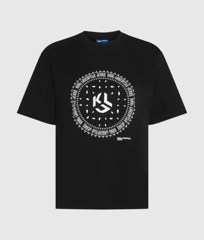 Camiseta con logotipo Bandana