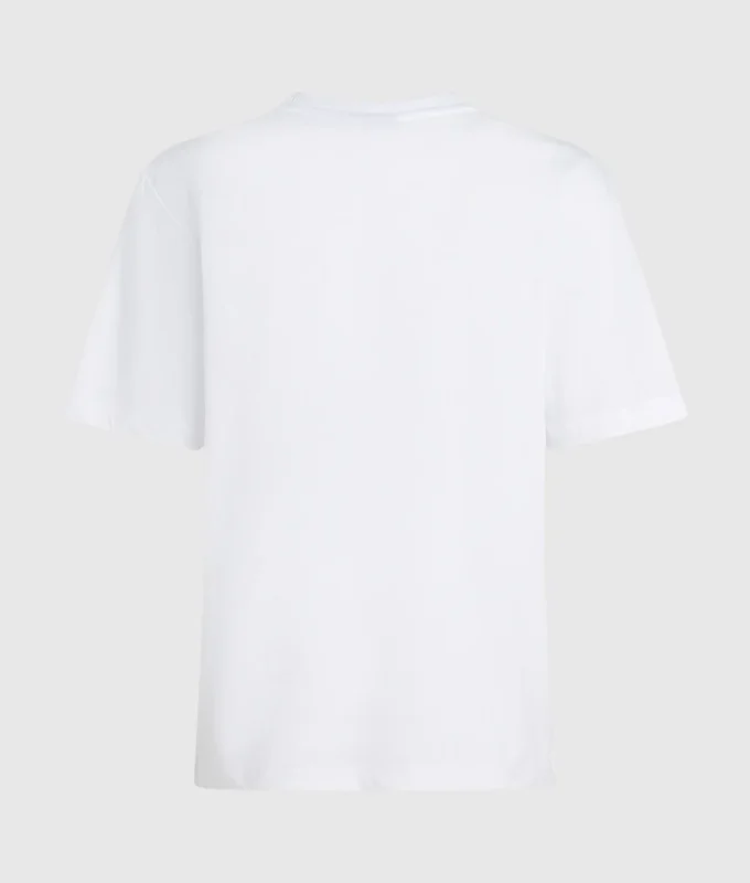 Camiseta con logotipo en relieve