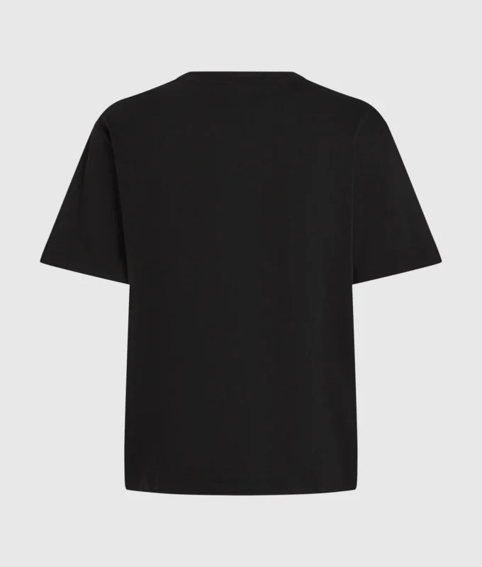 Camiseta con logotipo en relieve