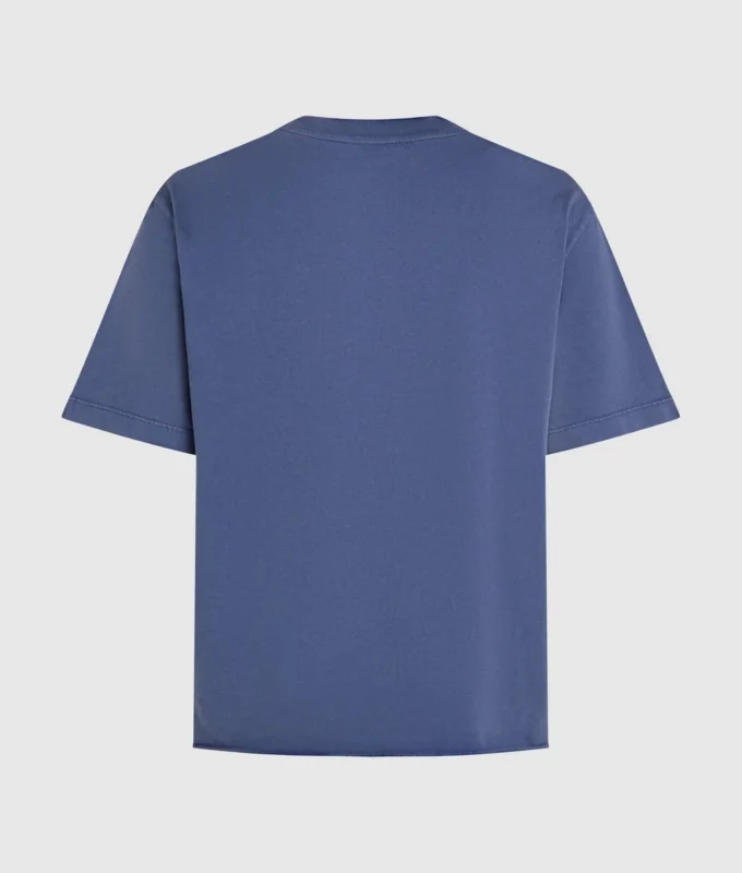 Camiseta con logotipo lavado
