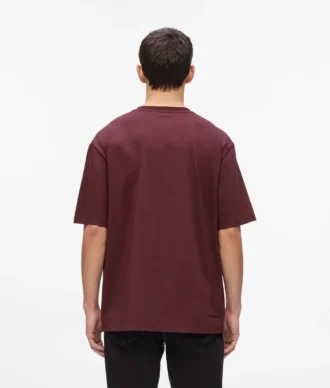 Camiseta con monograma de lentejuelas