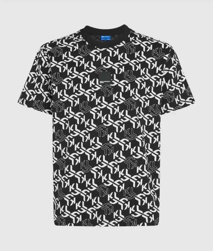 Camiseta con monograma integral
