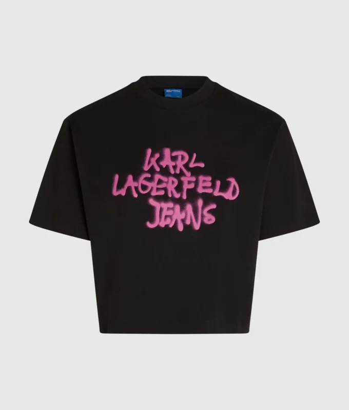 Camiseta corta con grafiti