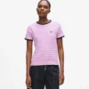 Camiseta de canalé a rayas Ikon