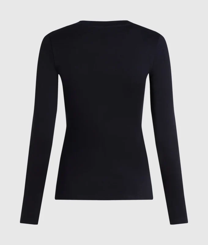 Camiseta de manga larga con detalle de botones
