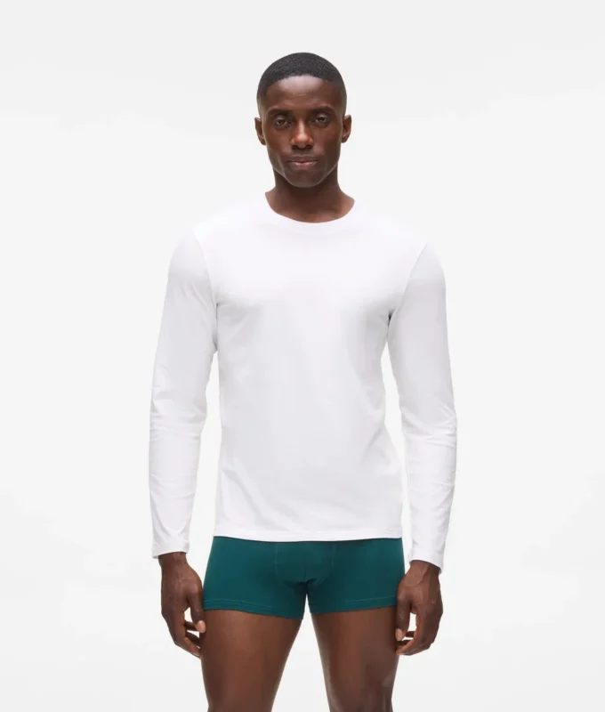 Camiseta de manga larga Lounge, paquete de 2