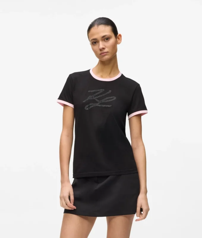 Camiseta exclusiva Autograph con pedrería