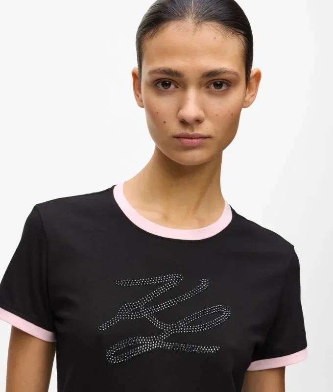 Camiseta exclusiva Autograph con pedrería