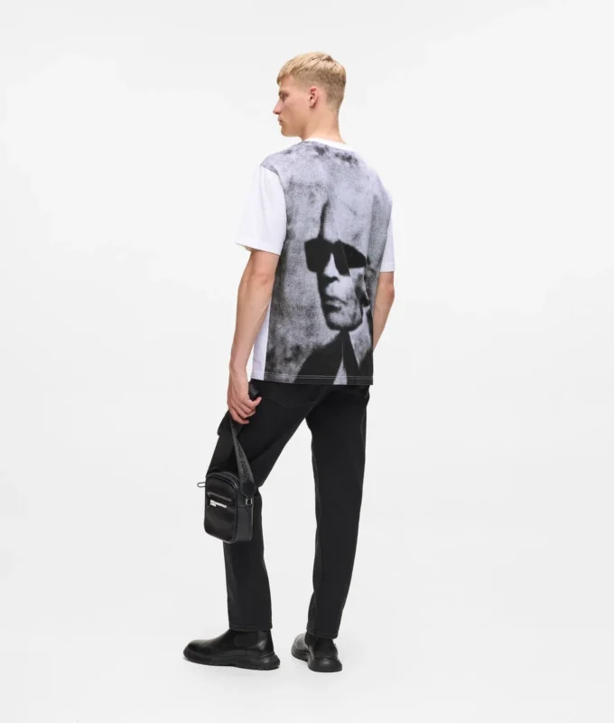 Camiseta holgada con estampado Karl