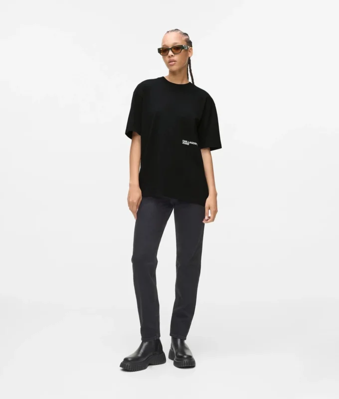 Camiseta holgada con estampado Karl