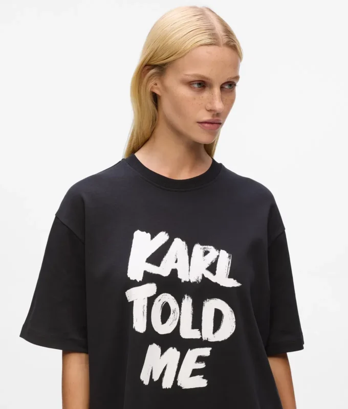 Camiseta holgada exclusiva «Karl told me»