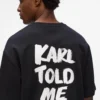 Camiseta holgada exclusiva «Karl told me»