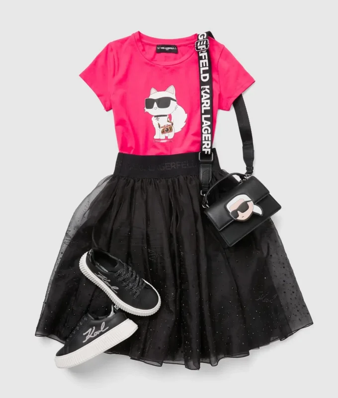 Camiseta Ikon Choupette para niña