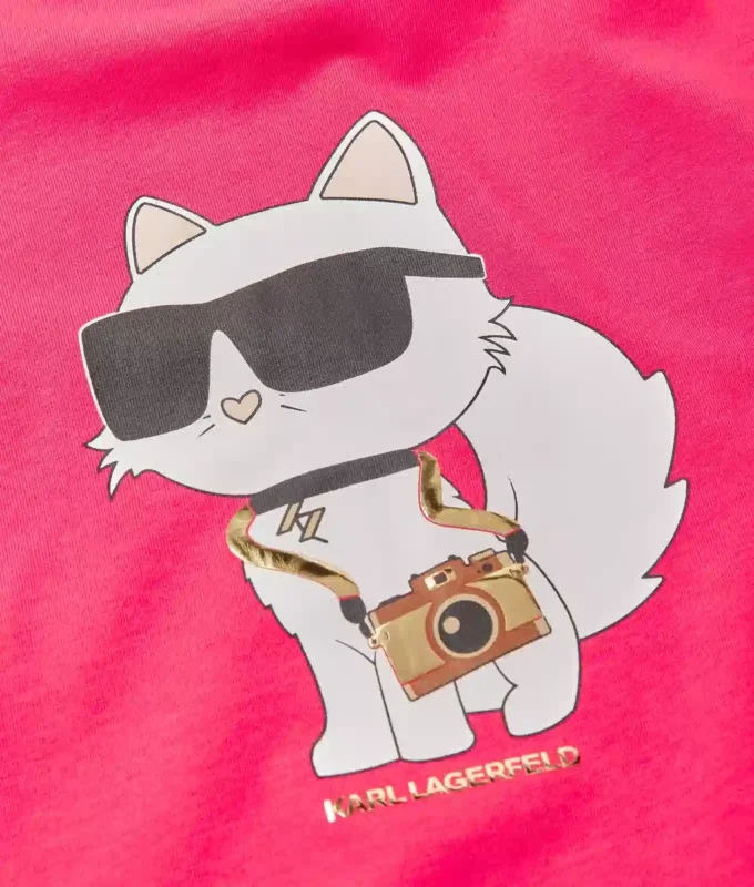 Camiseta Ikon Choupette para niña