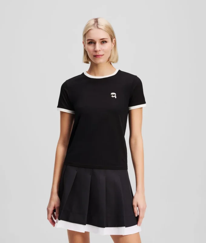CAMISETA IKON CON RIBETE CONTRASTANTE