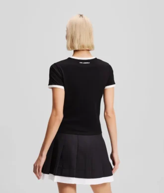 CAMISETA IKON CON RIBETE CONTRASTANTE
