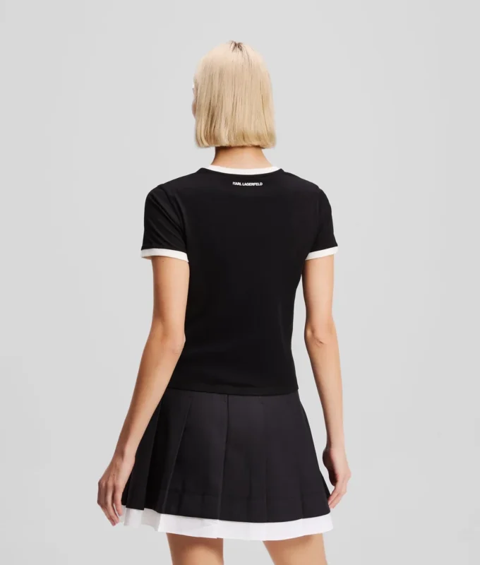 CAMISETA IKON CON RIBETE CONTRASTANTE