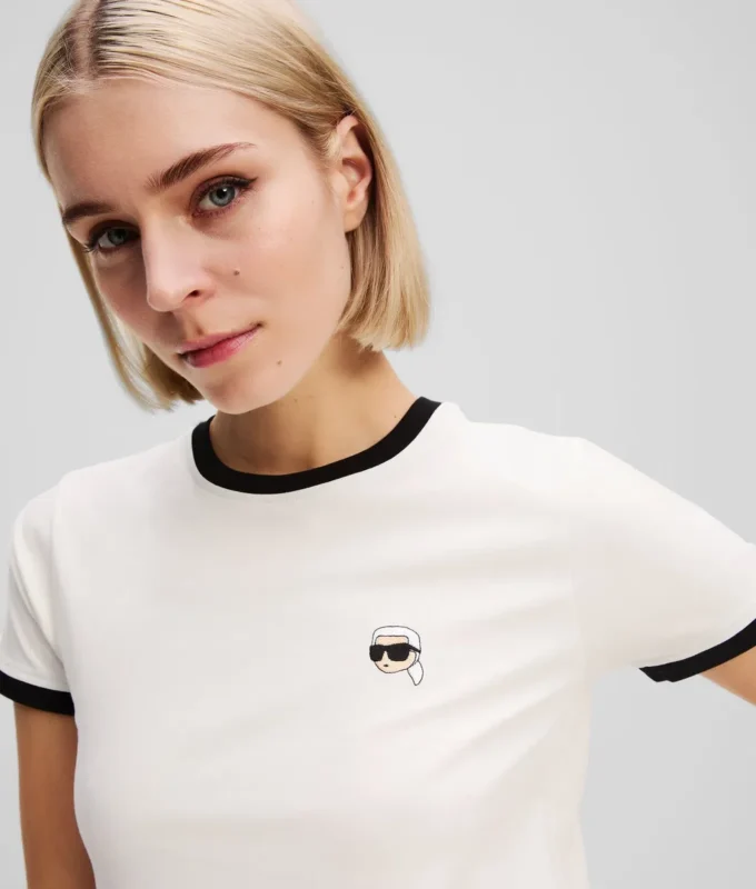 CAMISETA IKON CON RIBETE CONTRASTANTE