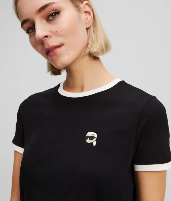 CAMISETA IKON CON RIBETE CONTRASTANTE