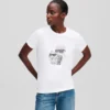 CAMISETA IKON KARL & CHOUPETTE CON STRASS
