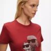CAMISETA IKON KARL & CHOUPETTE CON STRASS
