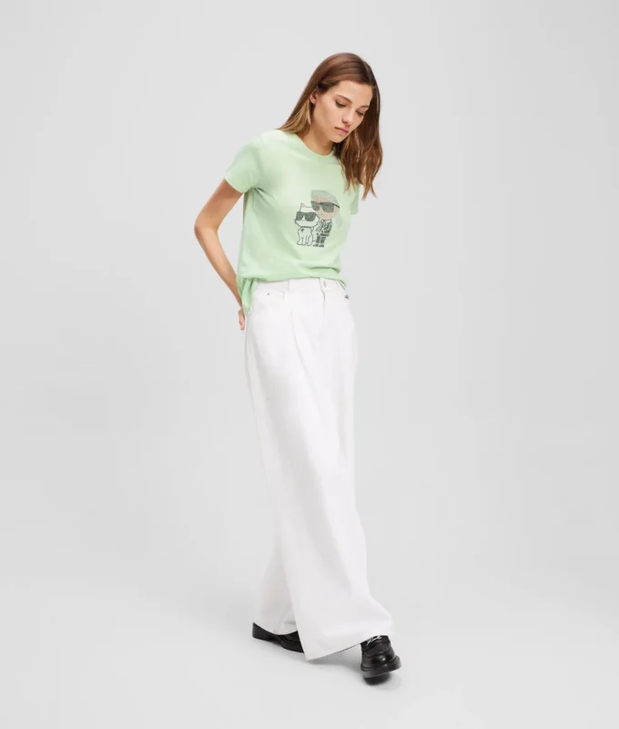 CAMISETA IKON KARL & CHOUPETTE CON STRASS