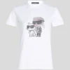 CAMISETA IKON KARL & CHOUPETTE CON STRASS