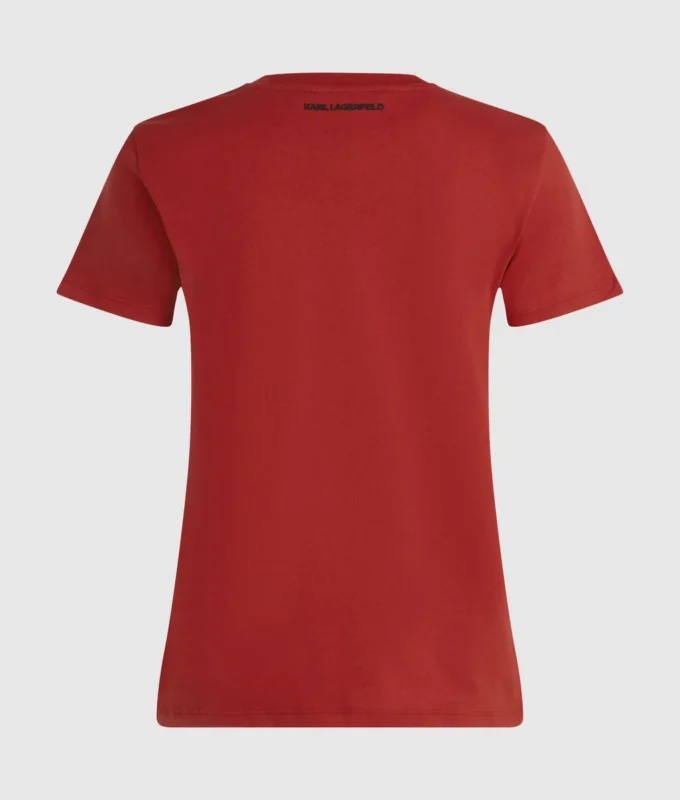 CAMISETA IKON KARL & CHOUPETTE CON STRASS
