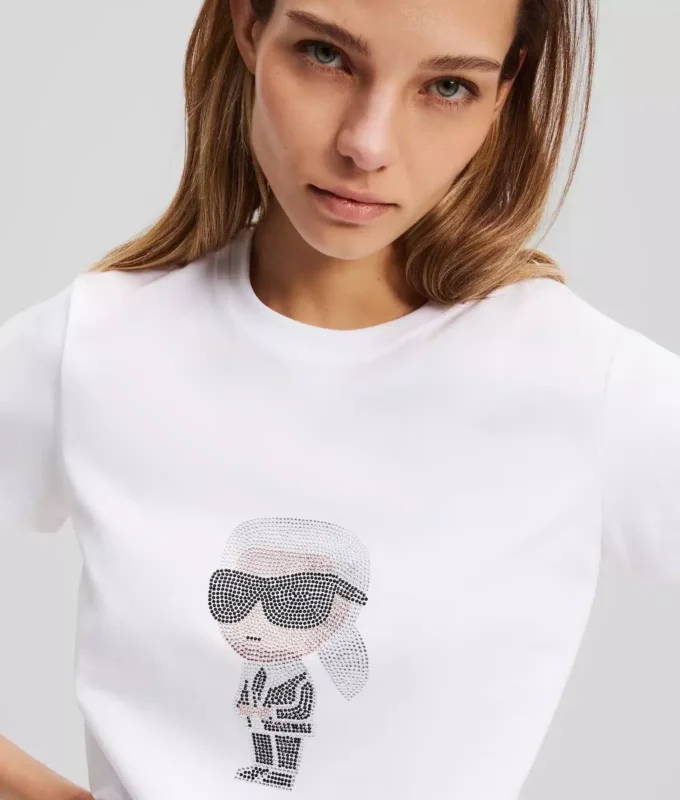 CAMISETA IKON KARL CON STRASS