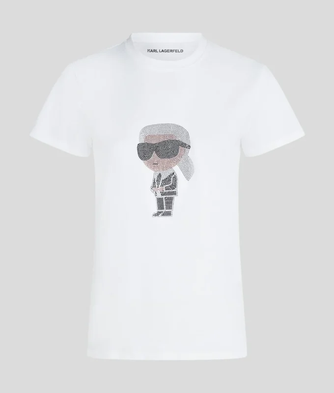 CAMISETA IKON KARL CON STRASS