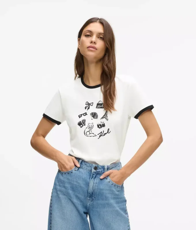 Camiseta Karl Charms