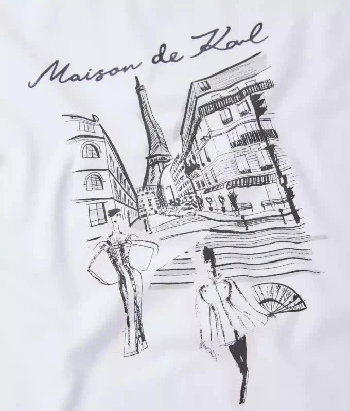 Camiseta Maison de Karl para niña